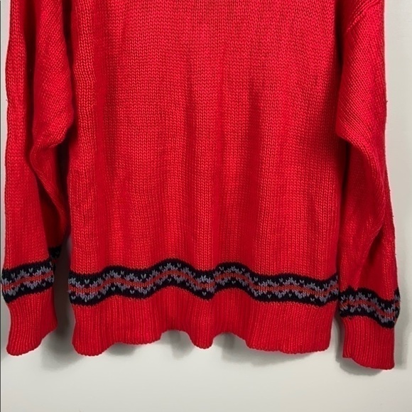 Vintage Floral Embroidered Sweater size L - Picture 8 of 16